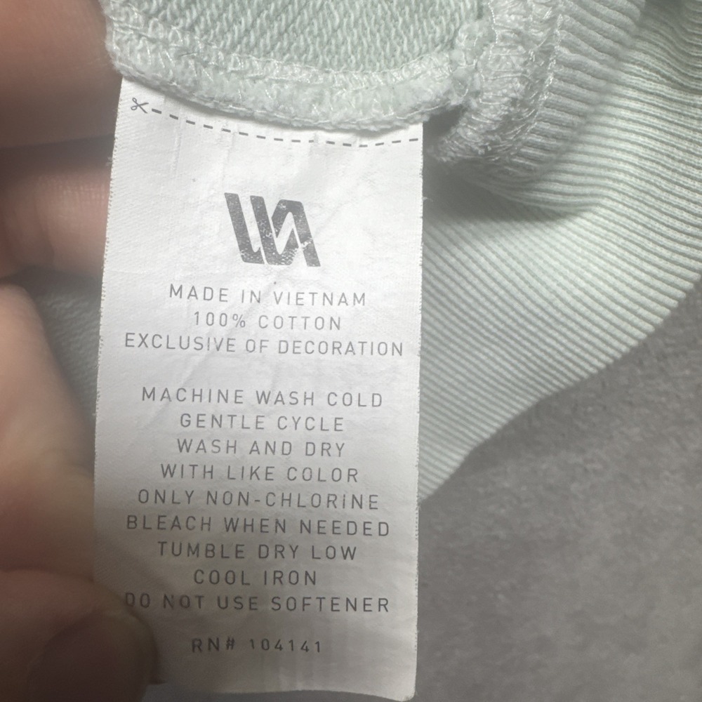 VRST Sweater Mens XL Light Green Pullover Long‎ Sleeve Lightweight Layer - Picture 6 of 8